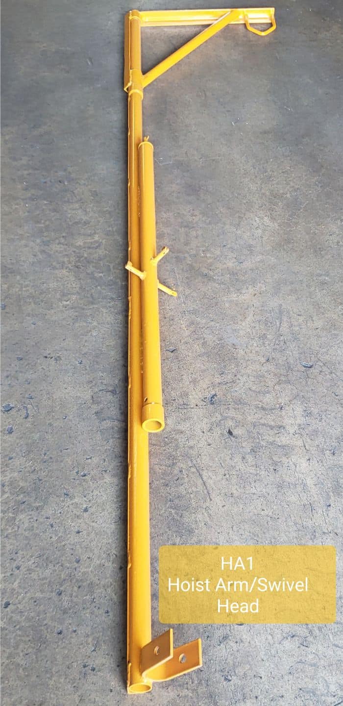 HOIST ARM, SWIVEL HEAD”