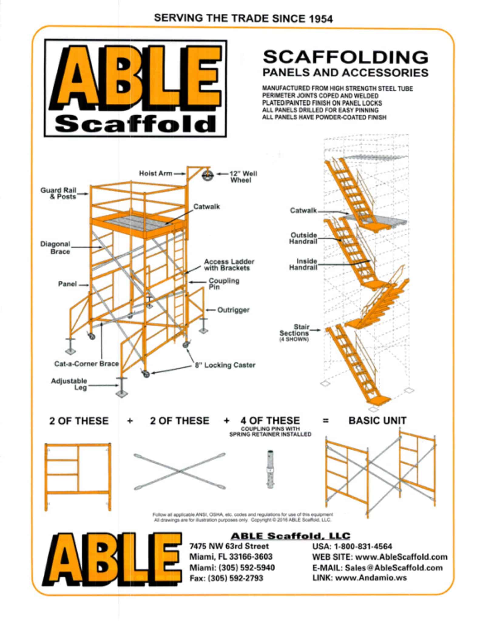 Able Scaffold Product Brochure