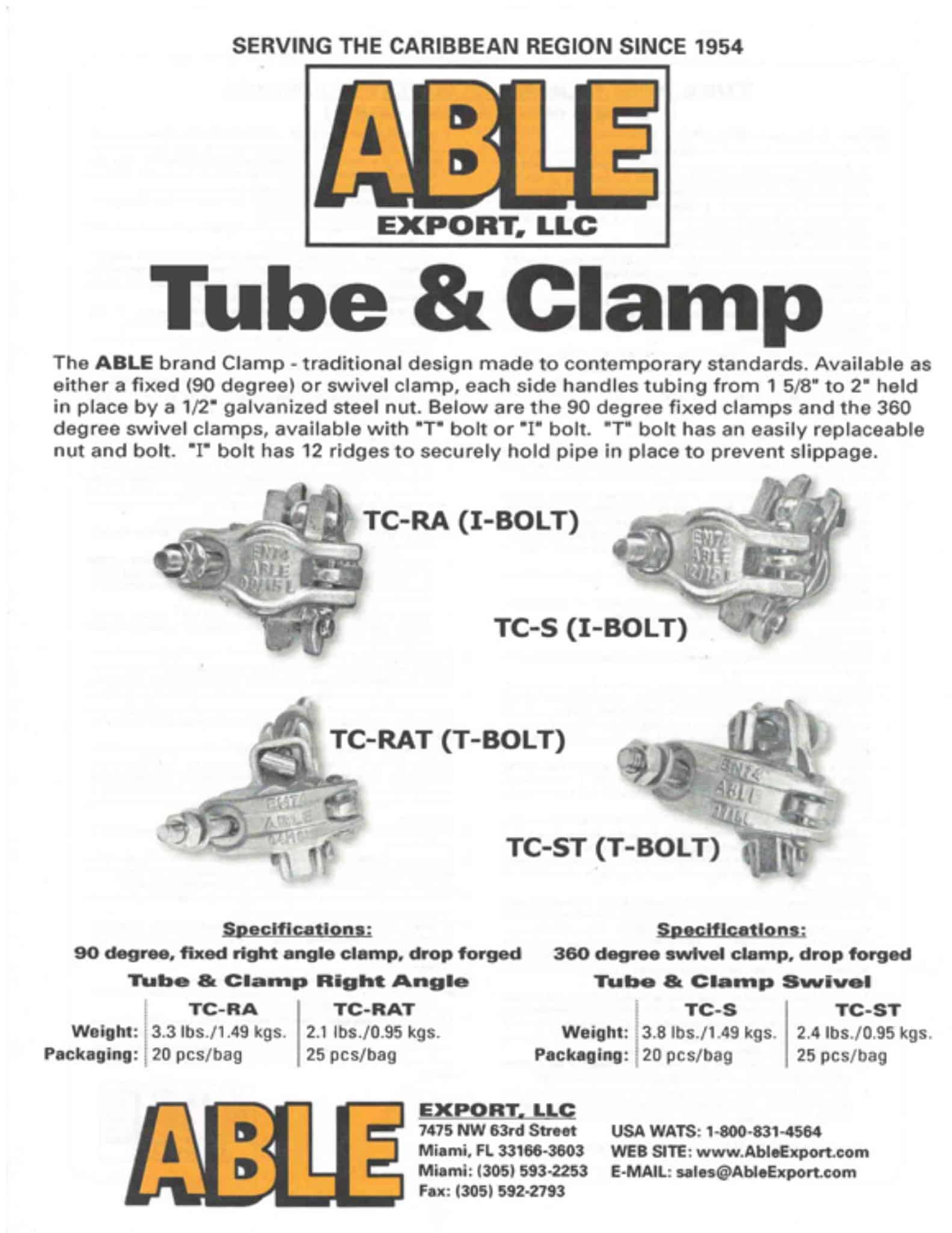 Tube & Clamp Brochure